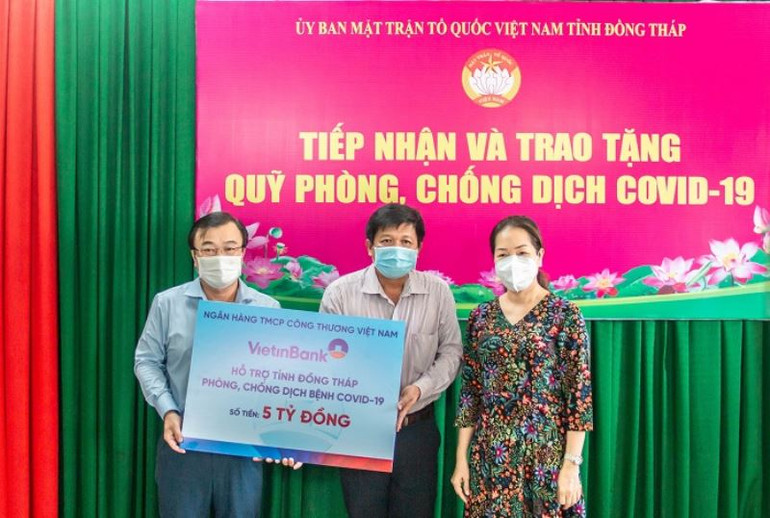 VietinBank dành hơn 27 tỷ đồng hỗ trợ các tỉnh phía nam chống dịch -0