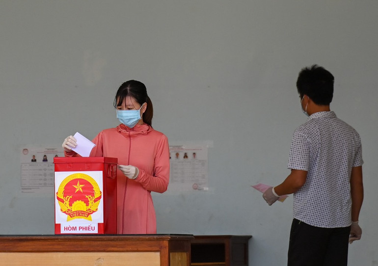 Hơn 3.200 cử tri tiến hành bầu cử sớm tại Bắc Ninh -0