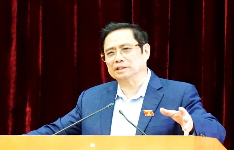 Đồng chí Phạm Minh Chính tiếp xúc cử tri tại Quảng Ninh -0