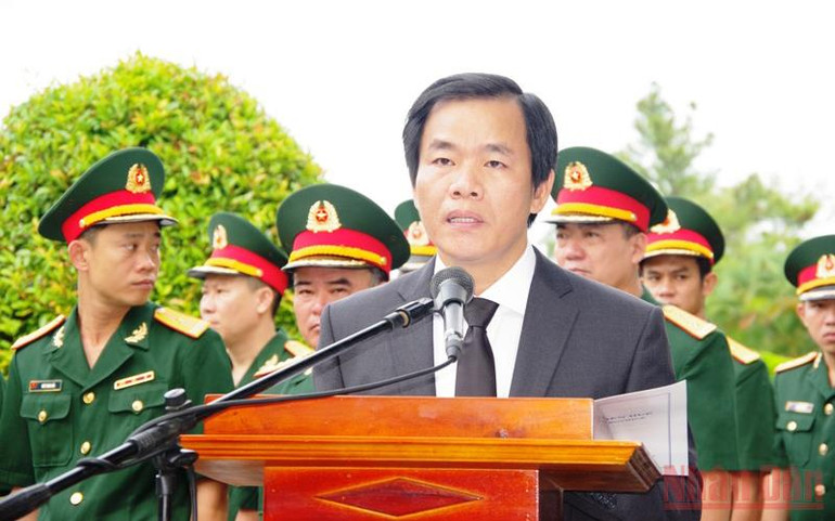 Truy điệu, an táng 16 hài cốt liệt sĩ Quân tình nguyên và chuyên gia Việt Nam hy sinh tại Lào -0