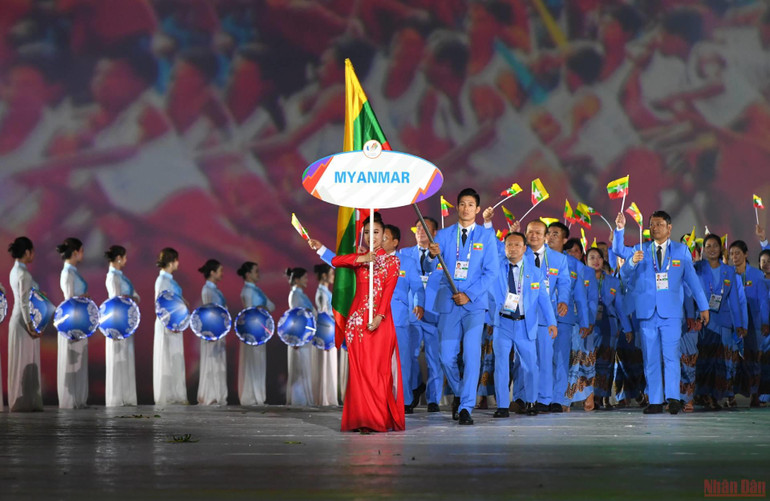 (Ảnh: Thành Đạt) Những hình ảnh ấn tượng trong Lễ khai mạc SEA Games 31 -0