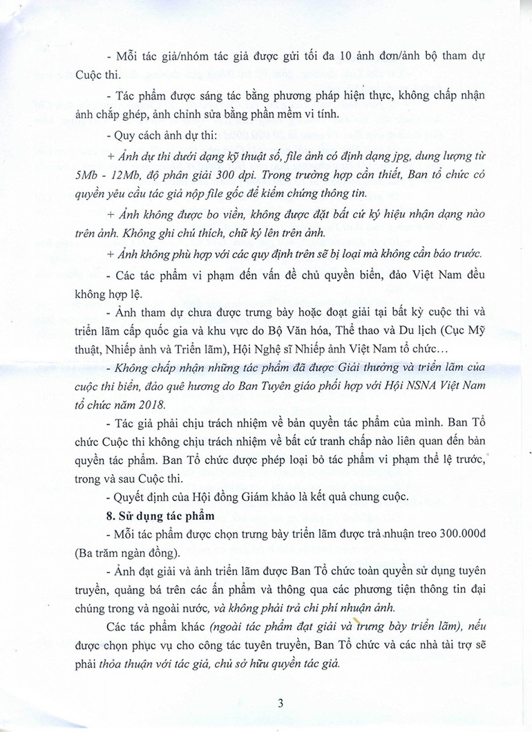 Cuộc thi và Triển lãm ảnh nghệ thuật cấp Quốc gia về biển, đảo quê hương năm 2021 -0