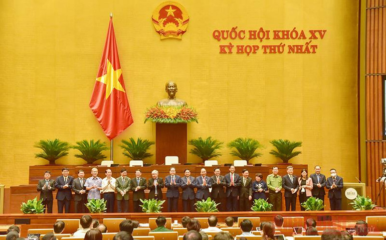 Kiện toàn nhân sự giữ 11 chức danh lãnh đạo của Quốc hội khóa XV -0