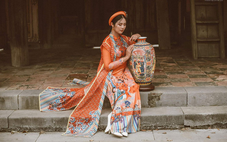 Đại sứ âm thầm của áo dài -0
