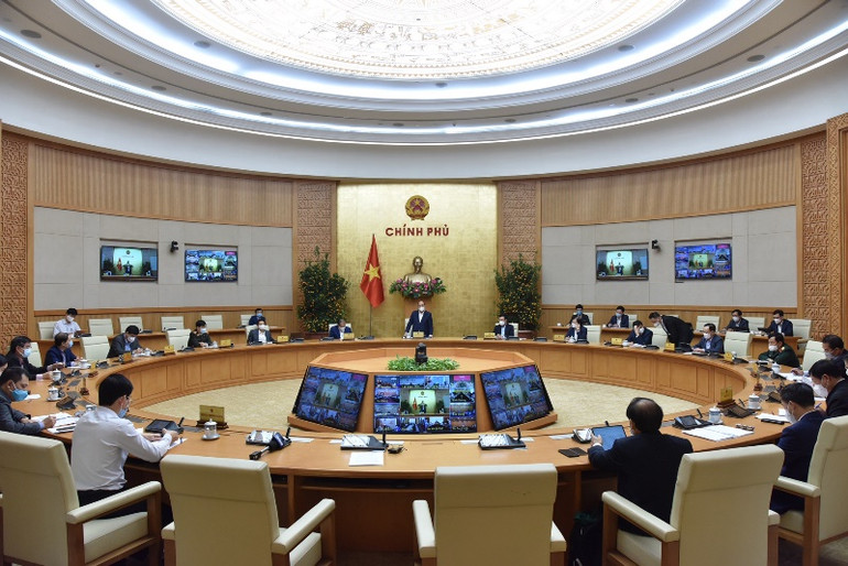 Thường trực Chính phủ họp ứng phó dịch Covid-19 -0