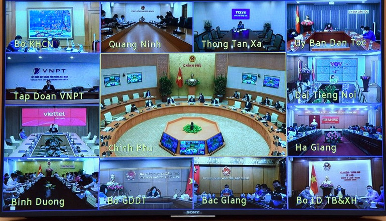 Thường trực Chính phủ họp ứng phó dịch Covid-19 -0