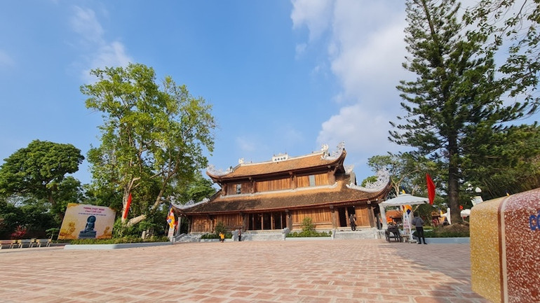 Chùa Quỳnh Lâm ngày nay đã được tôn tạo xây mới. Khánh thành chùa Quỳnh Lâm - Di tích quốc gia đặc biệt nhà Trần tại Đông Triều -0