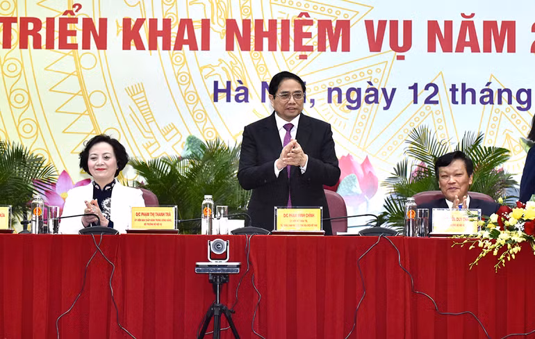 Thủ tướng Pham Mình Chinh dự tổng kết và triển khai nhiệm vụ năm 2021 của Ngành nội vụ -2