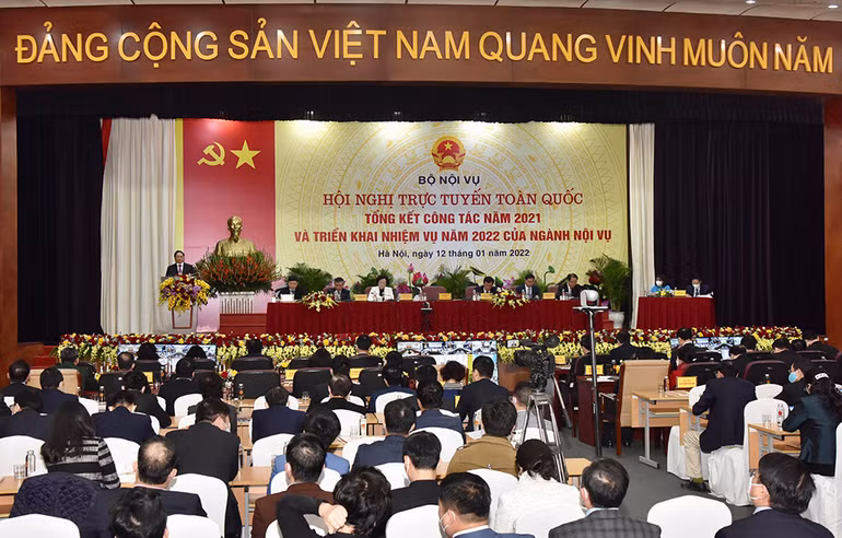 Thủ tướng Pham Mình Chinh dự tổng kết và triển khai nhiệm vụ năm 2021 của Ngành nội vụ -6