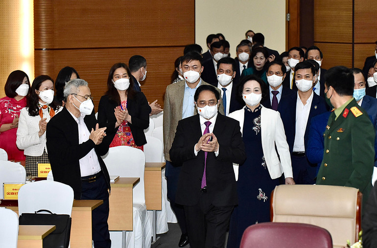 Thủ tướng Pham Mình Chinh dự tổng kết và triển khai nhiệm vụ năm 2021 của Ngành nội vụ -1