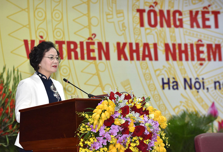 Thủ tướng Pham Mình Chinh dự tổng kết và triển khai nhiệm vụ năm 2021 của Ngành nội vụ -3