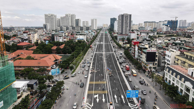 Cận cảnh cầu cạn Mai Dịch - Nam Thăng Long -0