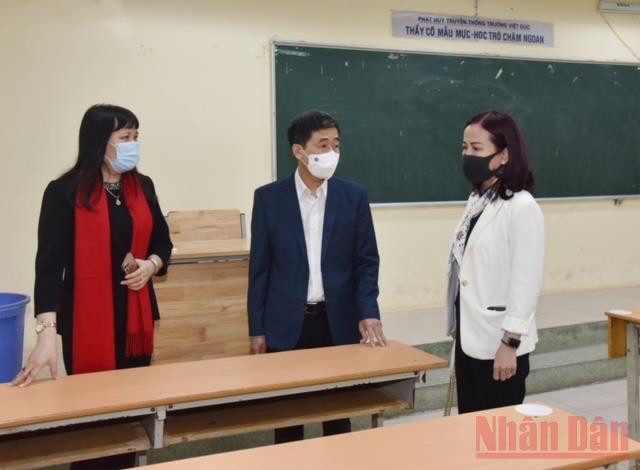 Các trường THPT tại Hà Nội chuẩn bị đón học sinh quay trở lại trường -0