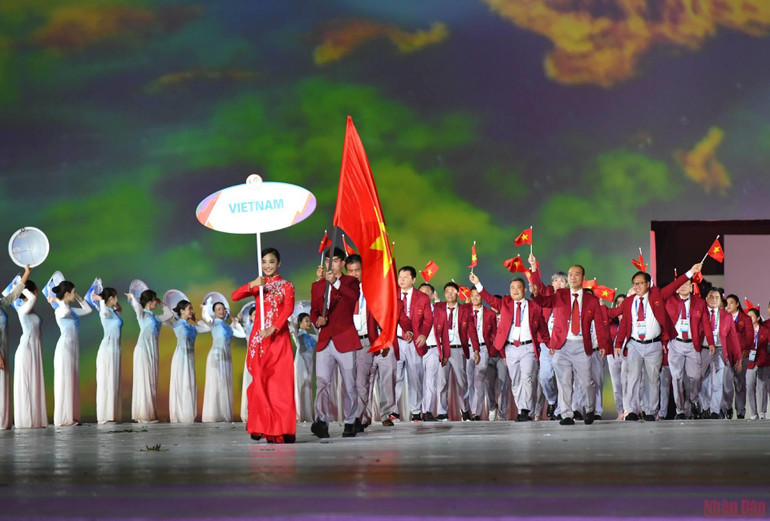 (Ảnh: Thành Đạt) Những hình ảnh ấn tượng trong Lễ khai mạc SEA Games 31 -0