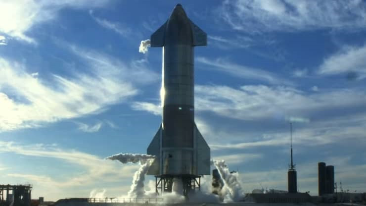 Nguyên mẫu tên lửa Starship trước đó đã hủy cất cánh vào ngày 8-12 do sự cố động cơ Raptor. Ảnh: SpaceX. Nguyên mẫu tên lửa Starship phát nổ sau khi bay cao kỷ lục -0