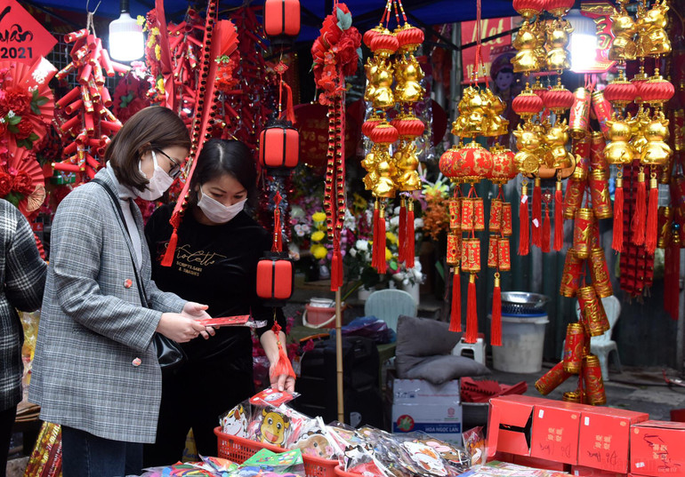  Rực rỡ chợ hoa Tết Hàng Lược -2