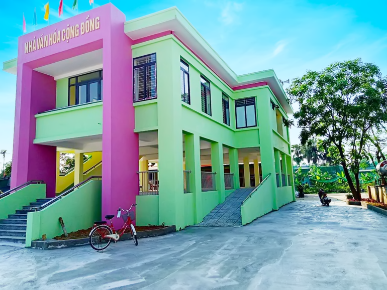 Các căn nhà cộng đồng vừa được bàn giao cho địa phương. HDBank, Sovico trao tặng 3 nhà cộng đồng tránh lũ trị giá 6,1 tỷ đồng cho tỉnh Hà Tĩnh -0