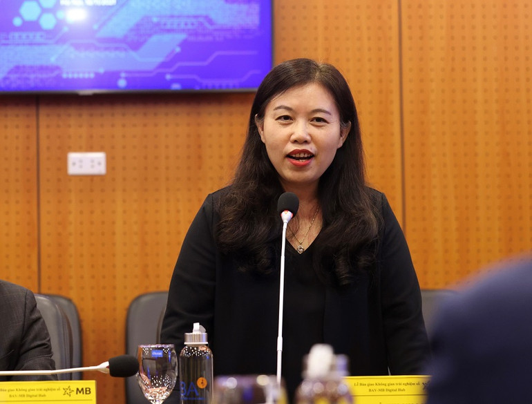 PGS.TS Đỗ Thị Kim Hảo, Phó giám đốc phụ trách BAV kỳ vọng MB sẽ đồng hành lâu dài cùng BAV trong hành trình hiện thực hóa mục tiêu của trường BAV – MB Digital Hub: Không gian trải nghiệm ngân hàng số cho sinh viên Học viện Ngân hàng -0