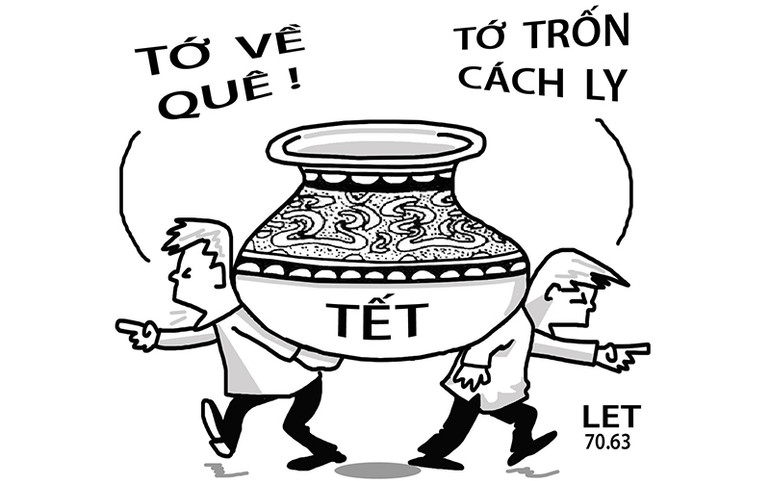 Vẽ tranh cổ động đón Tết an toàn -1