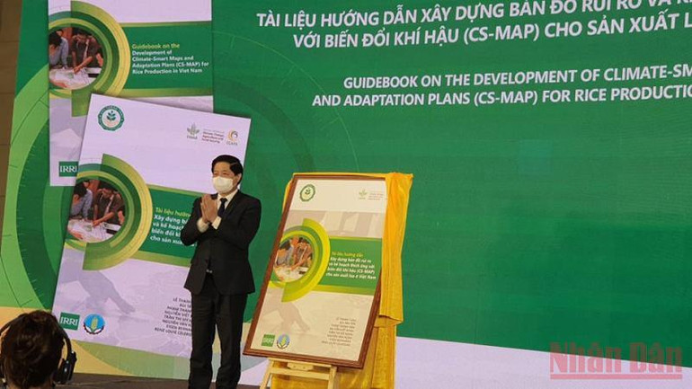 Ứng dụng bản đồ rủi ro và thích ứng biến đổi khí hậu vào nông nghiệp -0