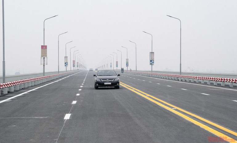 Cầu Thăng Long chính thức thông xe sau gần năm tháng sửa chữa -0