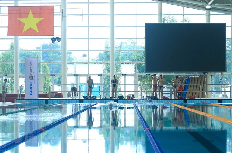 Đội tuyển bơi lội tập luyện tích cực, hướng tới 8 Huy chương vàng SEA Games 31 -0