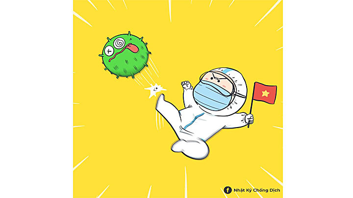 Những bức tranh dễ thương chống Covid -0