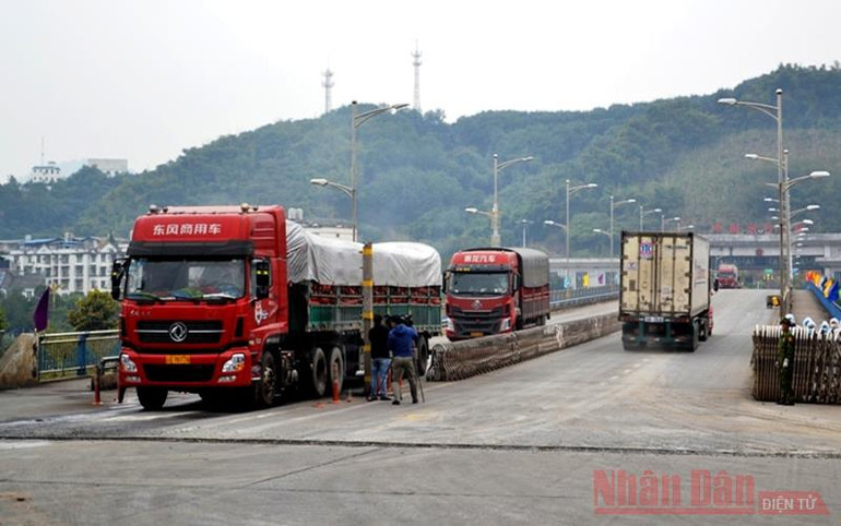 Chuyến hàng thanh long “xông đất” đầu năm mới Cửa khẩu Kim Thành -0