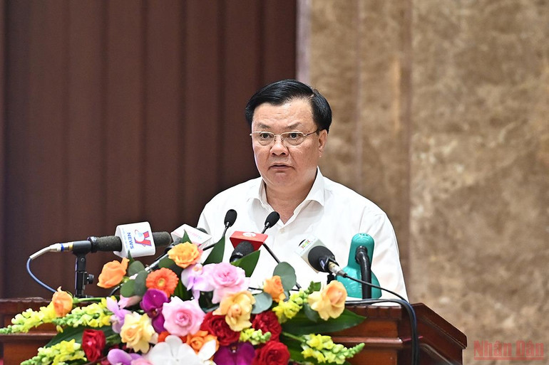 Hội nghị triển khai Nghị quyết của Bộ Chính trị về phát triển Thủ đô Hà Nội -3