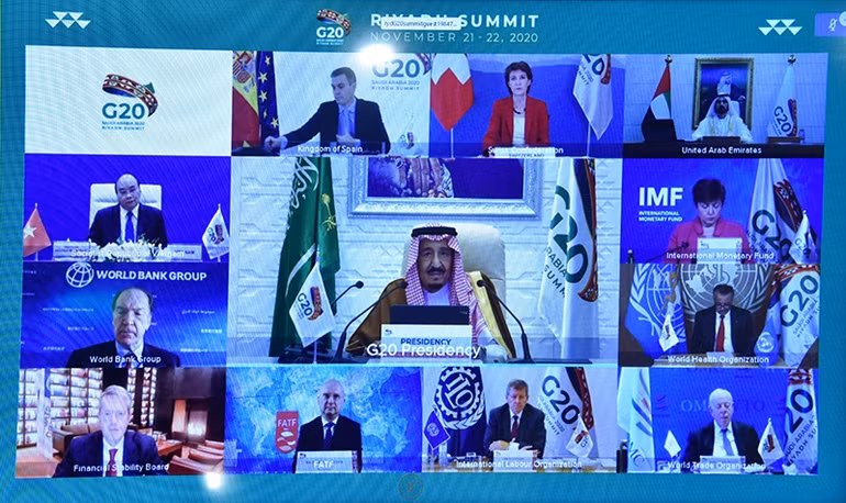 Thủ tướng Chính phủ Nguyễn Xuân Phúc tham dự Hội nghị cấp cao G20 trực tuyến -0