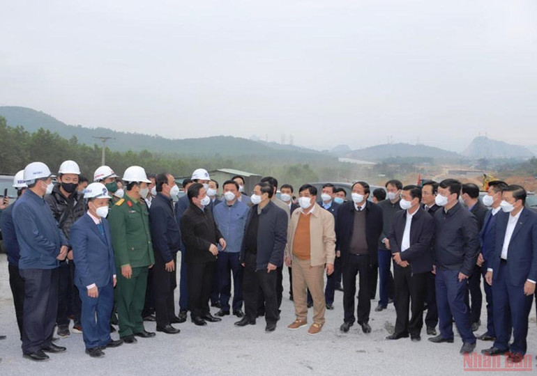 Bảo đảm tiến độ, chất lượng thi công đường cao tốc Bắc-Nam -0