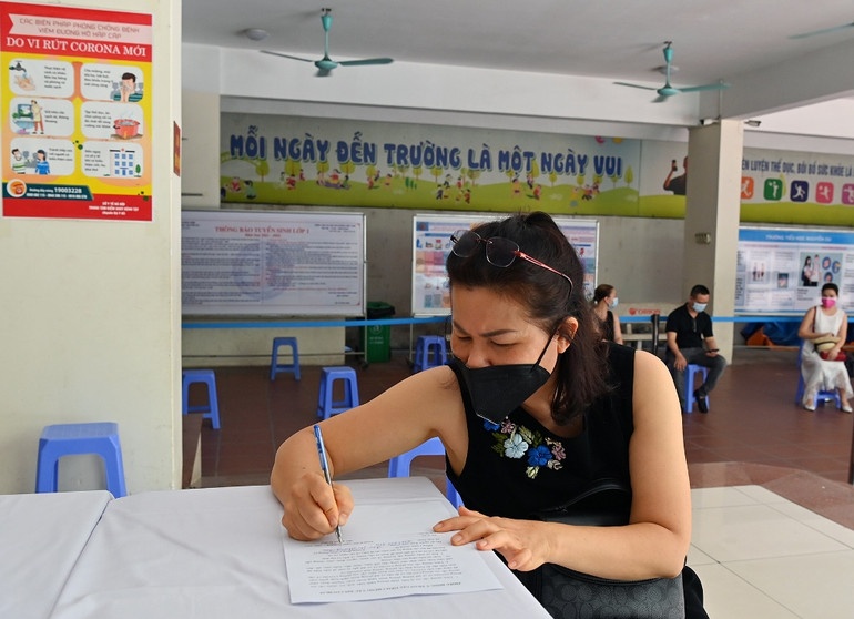 Triển khai tiêm vaccine phòng Covid-19 trên diện rộng tại Hà Nội -0