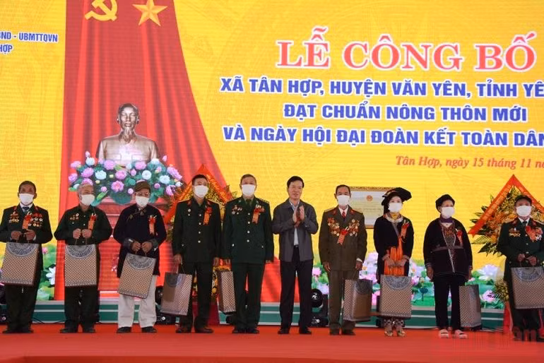 Đồng chí Võ Văn Thưởng dự Ngày hội đại đoàn kết toàn dân tộc tại Yên&nbsp;&nbsp;Bái -0