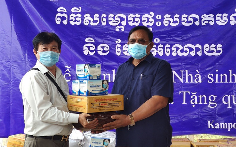 Khánh thành Nhà sinh hoạt cộng đồng người gốc Việt Nam tỉnh Kampot, Campuchia -0
