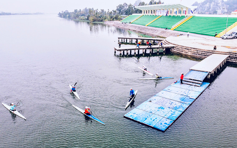 Khu đua thuyền phục vụ Sea Games. Hải Phòng nỗ lực bảo đảm điều kiện tốt nhất cho thi đấu SEA Games 31 -0