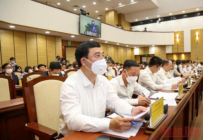 Các đại biểu dự phiên họp. (Ảnh: Duy Linh) Nâng cao hiệu quả công tác quản lý và sử dụng các thiết chế văn hóa -0