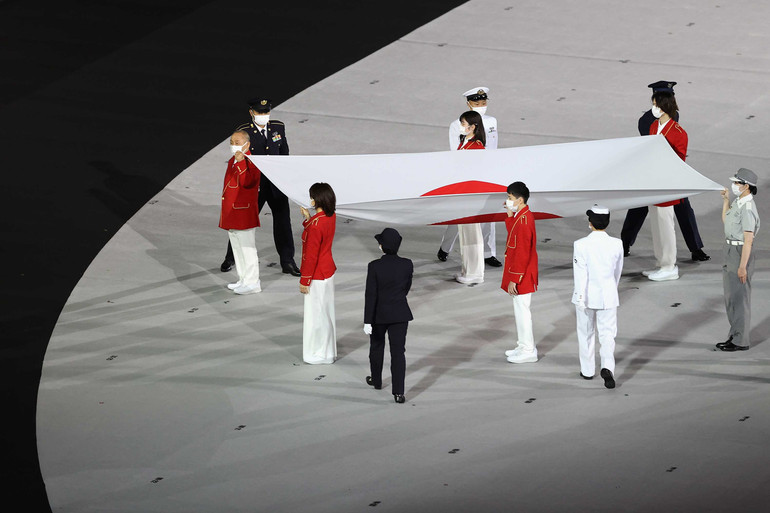 Những hình ảnh ấn tượng tại Lễ khai mạc Olympic Tokyo 2020 -0