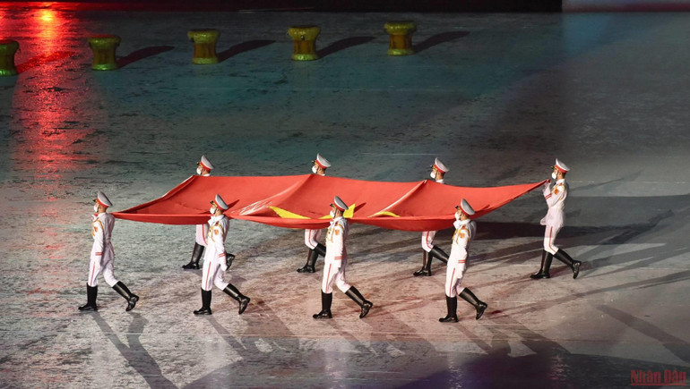 (Ảnh: Trần Hải) Những hình ảnh ấn tượng trong Lễ khai mạc SEA Games 31 -1