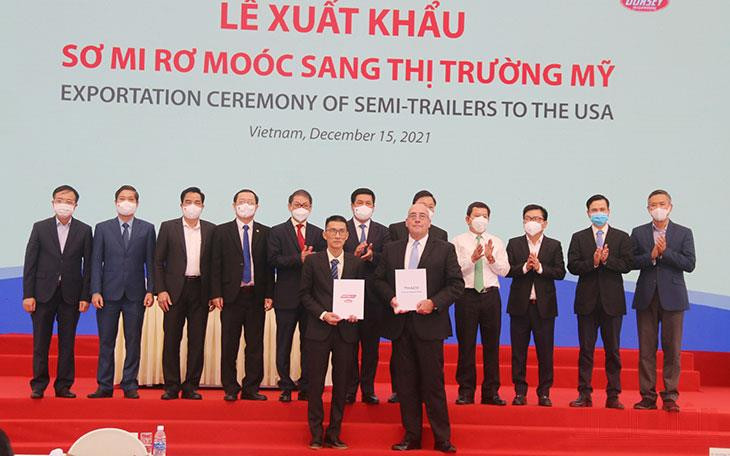 THACO xuất khẩu lô hàng sơ mi rơ moóc đầu tiên sang thị trường Mỹ -0