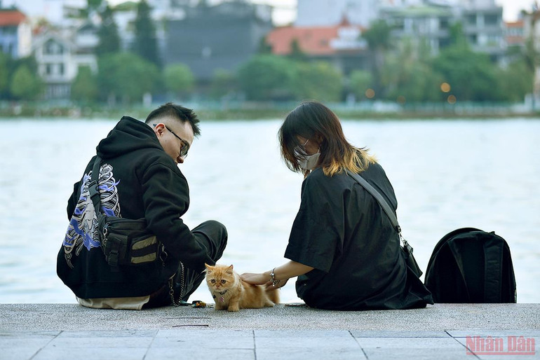 Người dân Hà Nội xuống phố du chơi ngày 20/10 -0