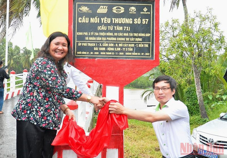 Khánh thành cầu số 57 tại Bến Tre -0