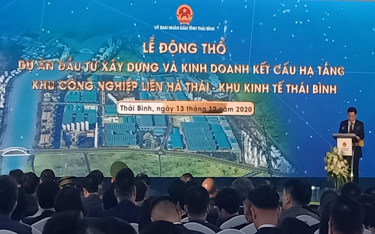 Khởi công xây dựng hạ tầng Khu công nghiệp, đô thị, dịch vụ Liên Hà Thái -0