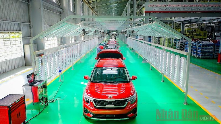 Dây chuyền kiểm định xe KIA Seltos tại Nhà máy của THACO. THACO chính thức xuất xưởng dòng xe KIA Seltos -0