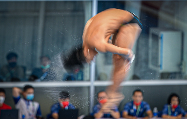 Ảnh đẹp SEA Games 31: Những hình ảnh ấn tượng môn nhảy cầu tại SEA Games 31 -0