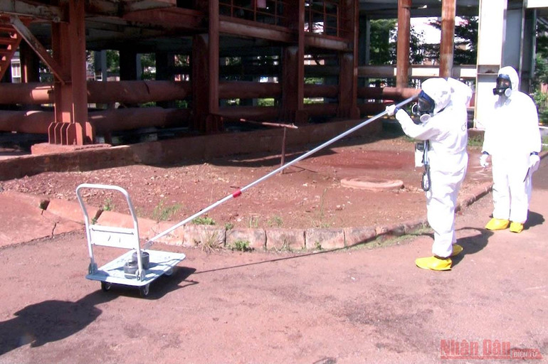 Xử lý nguồn phóng xạ. Diễn tập ứng phó sự cố bức xạ và hạt nhân tại Lâm Đồng -0