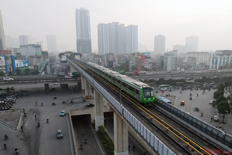 Ngày đầu tiên chạy thử tàu đường sắt Cát Linh – Hà Đông -0