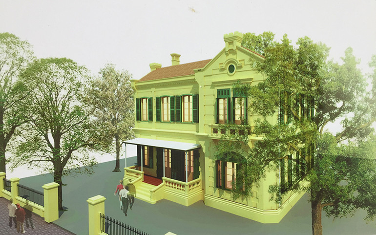 Hà Nội tu bổ biệt thự cũ làm Trung tâm giao lưu văn hóa -0