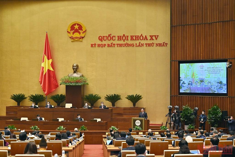 Khai mạc Kỳ họp bất thường thứ nhất, Quốc hội khóa XV -0