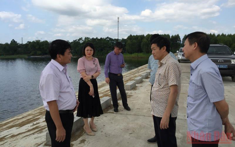 Đối phó nguy cơ đe dọa công trình thủy lợi tại Vĩnh Phúc -0