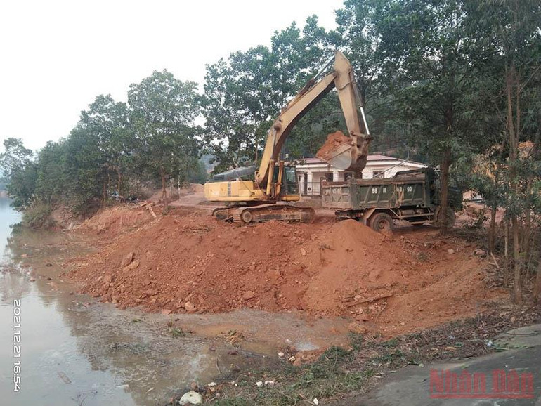 Đối phó nguy cơ đe dọa công trình thủy lợi tại Vĩnh Phúc -0